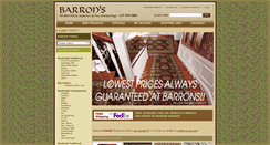 Desktop Screenshot of barronsrugs.com